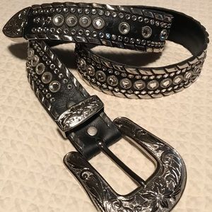 Kippys black leather belt
